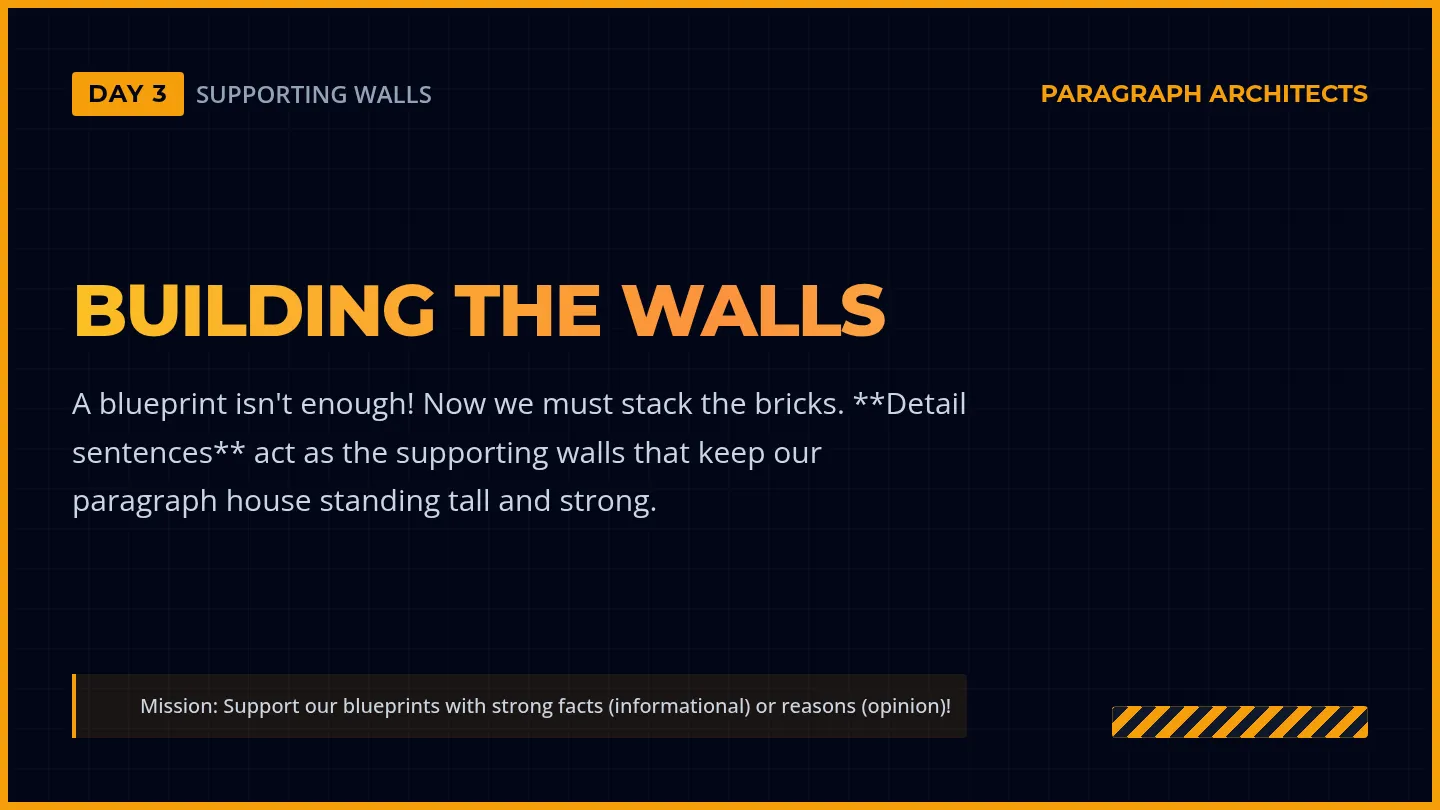 Supporting Walls Slides
