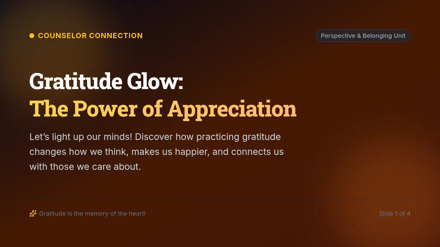 Gratitude Glow Slides