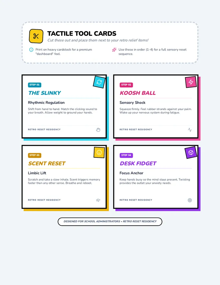 Tactile Tool Cards