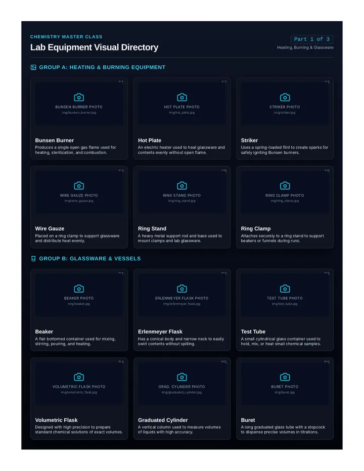 Equipment Visual Directory