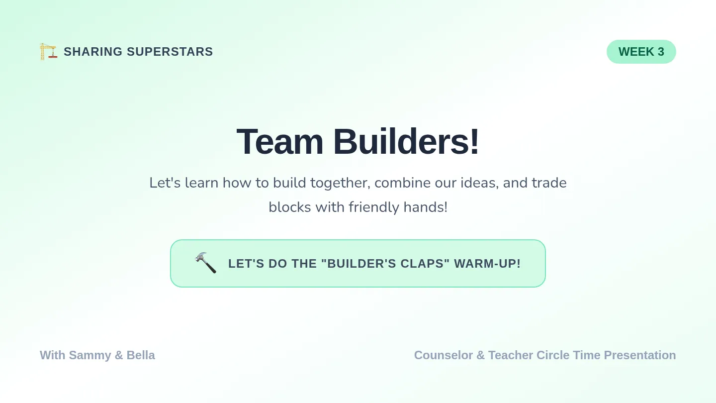 Team Builders Presentation Slides