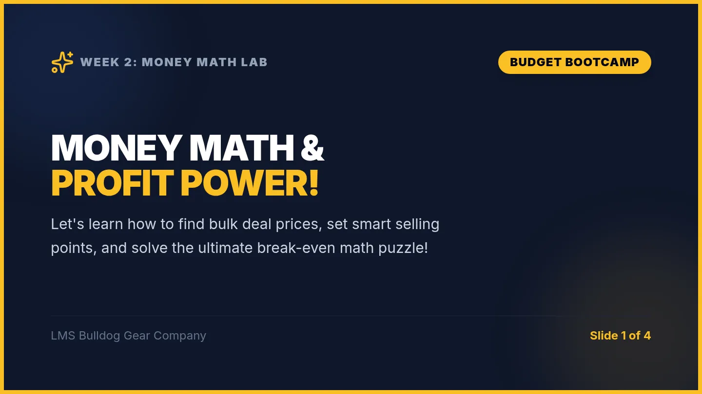 Bulldog Gear Financial Slides