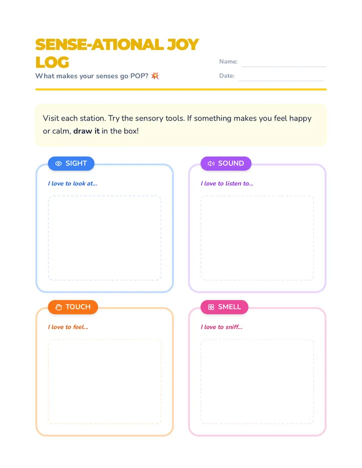 Sense-ational Joy Log