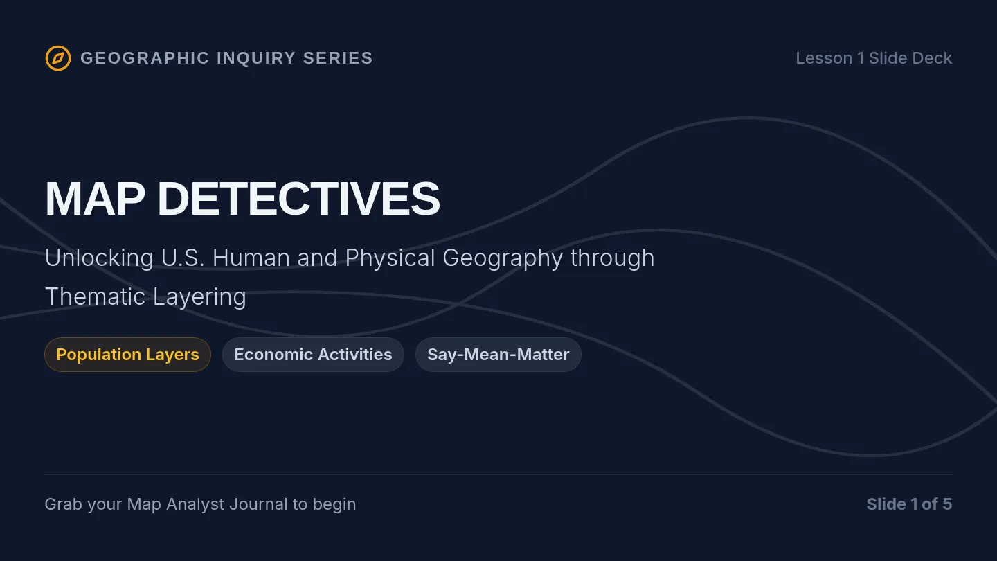 Map Detectives Slides