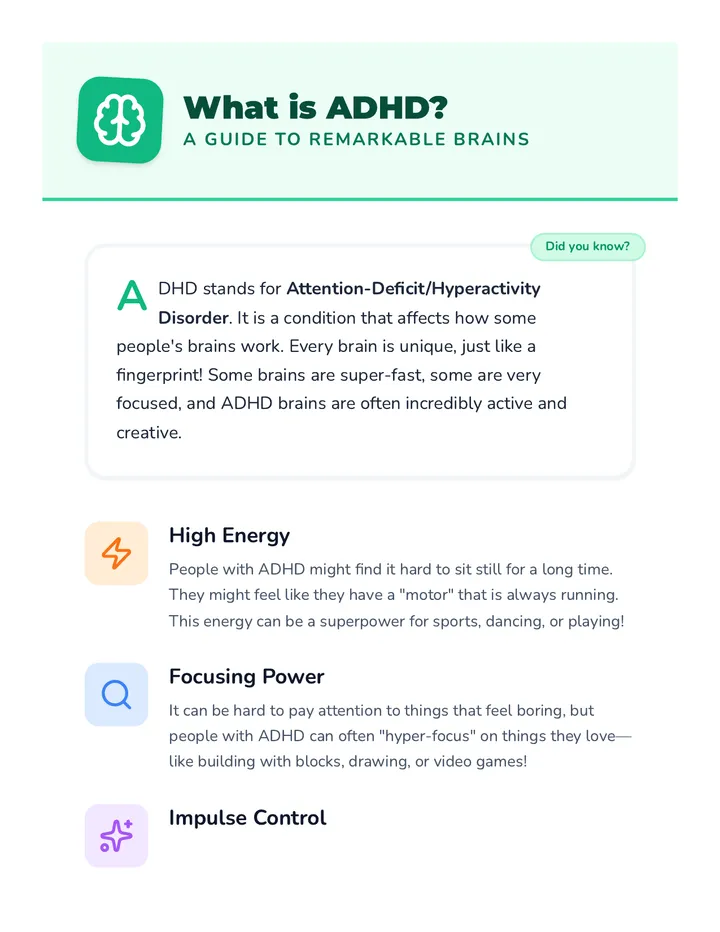 What is ADHD Reading Passage