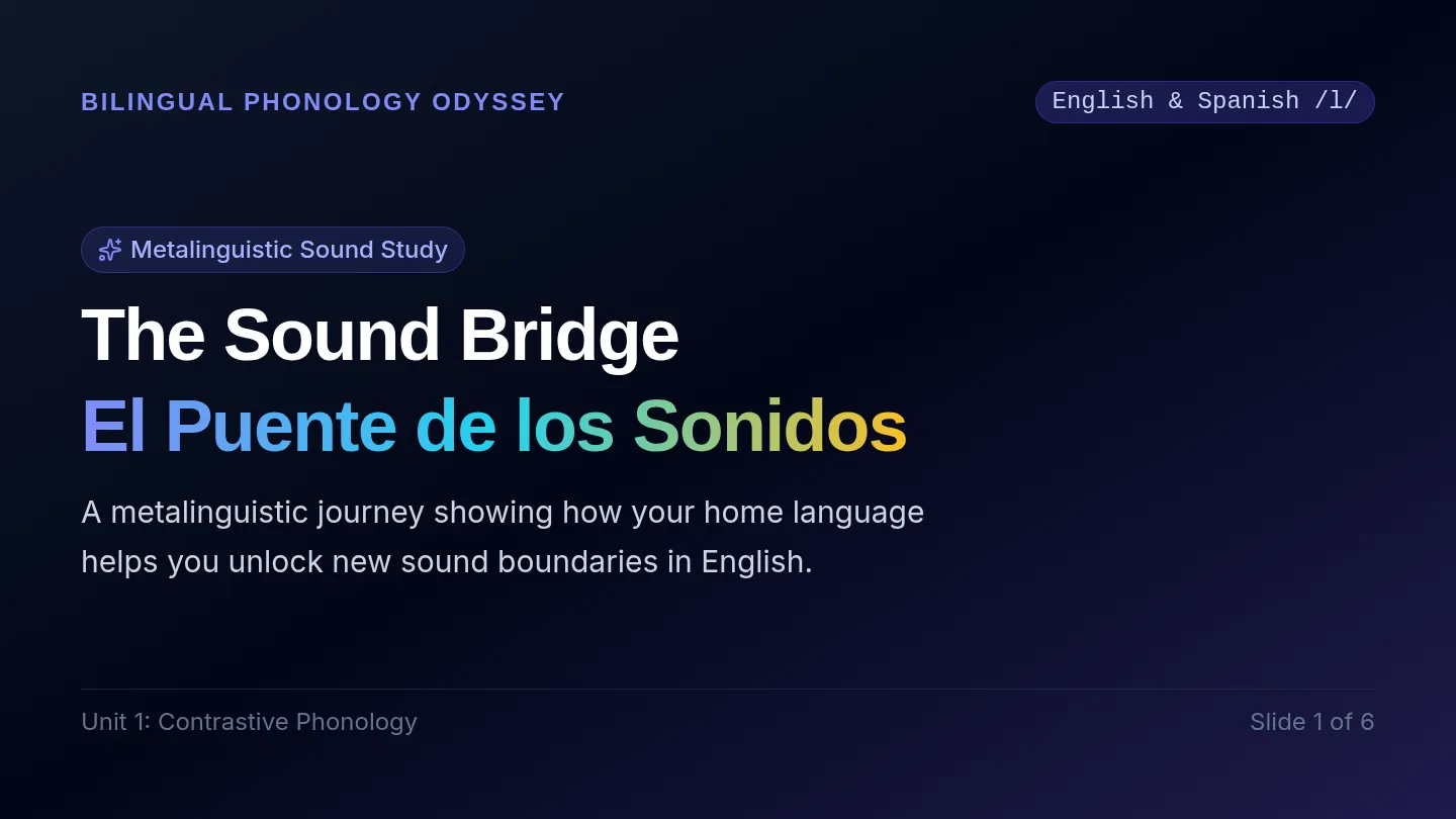 Sound Bridge Presentation Slides