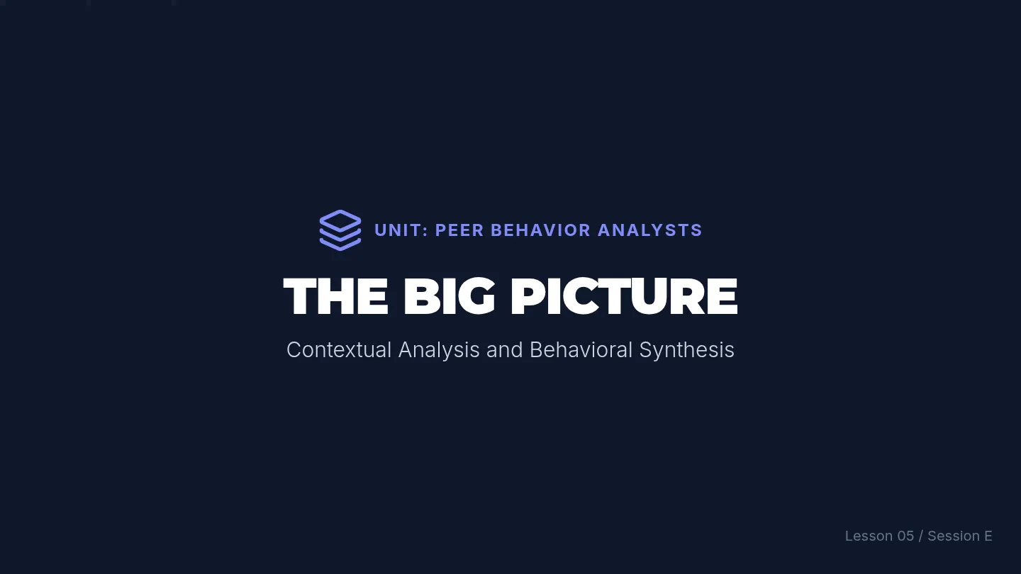 Big Picture Slides