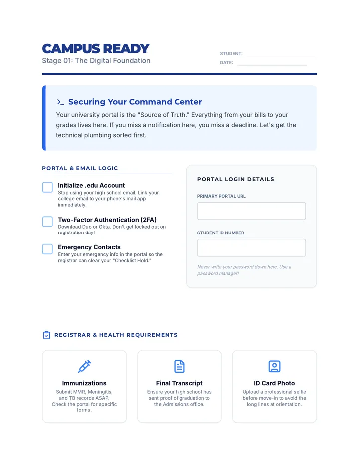 College Launch Workbook