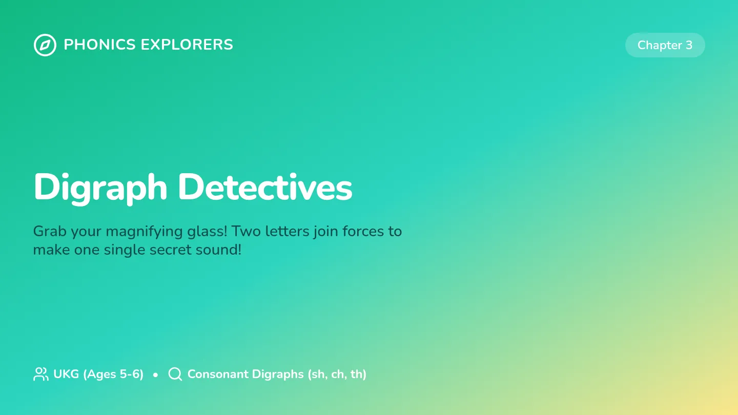 Digraph Detectives Slides