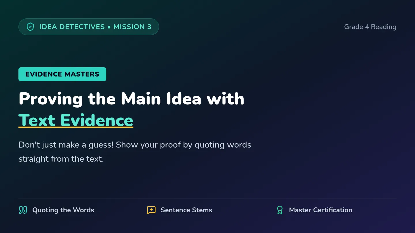Evidence Detectives Slides