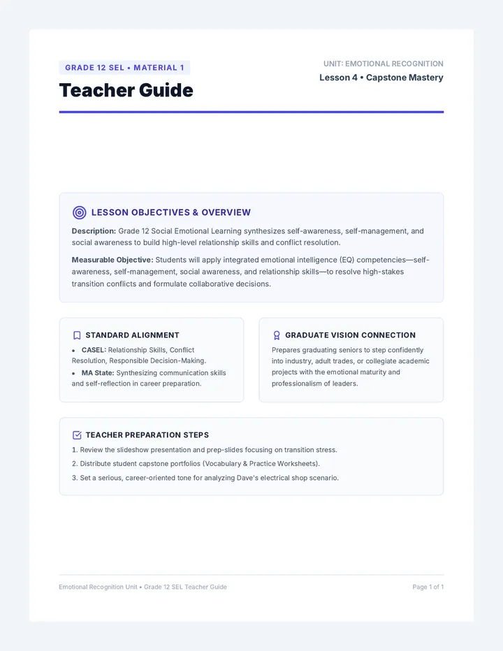 Mastering EQ Teacher Guide