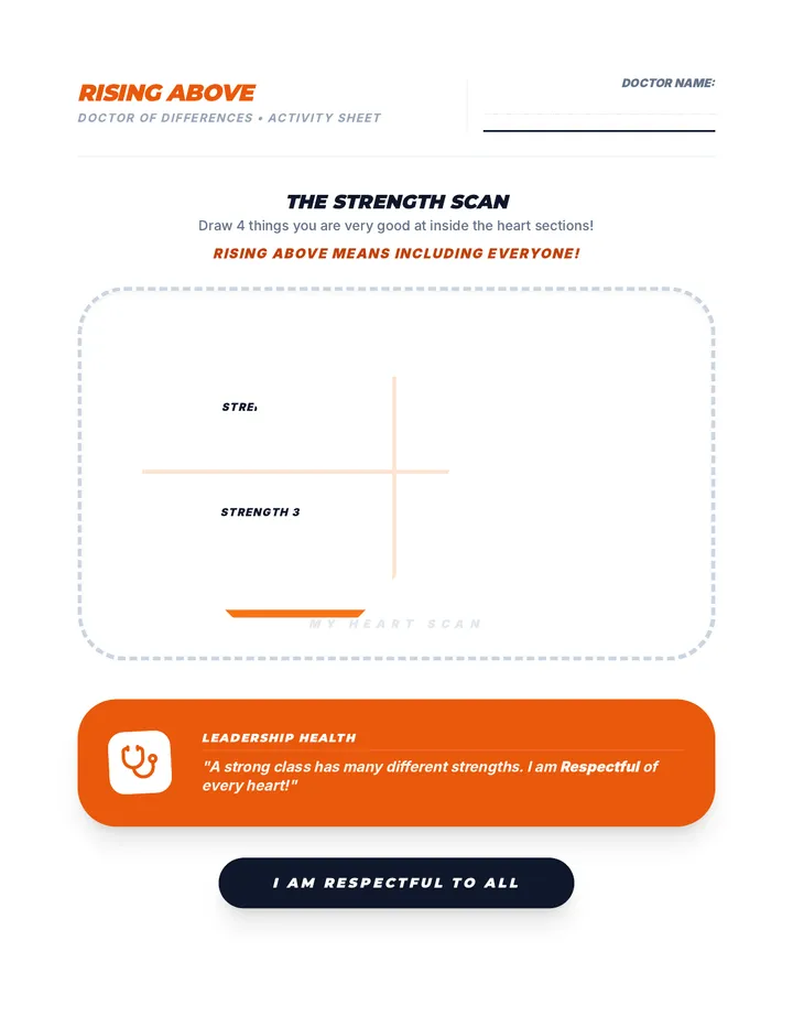 Rising Above Doctor Activity Sheet