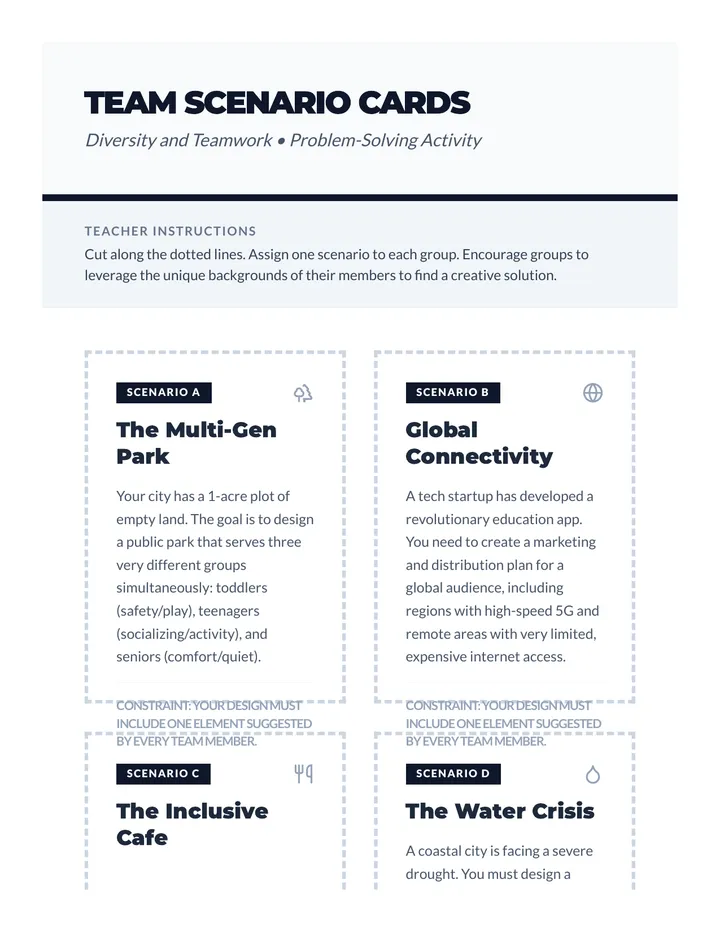 Scenario Cards