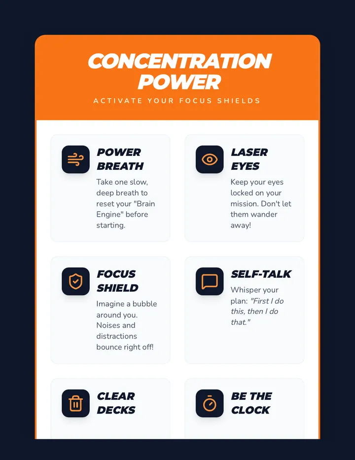 Concentration Power Chart
