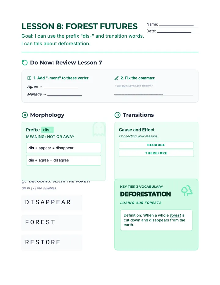 Forest Futures Handout 8