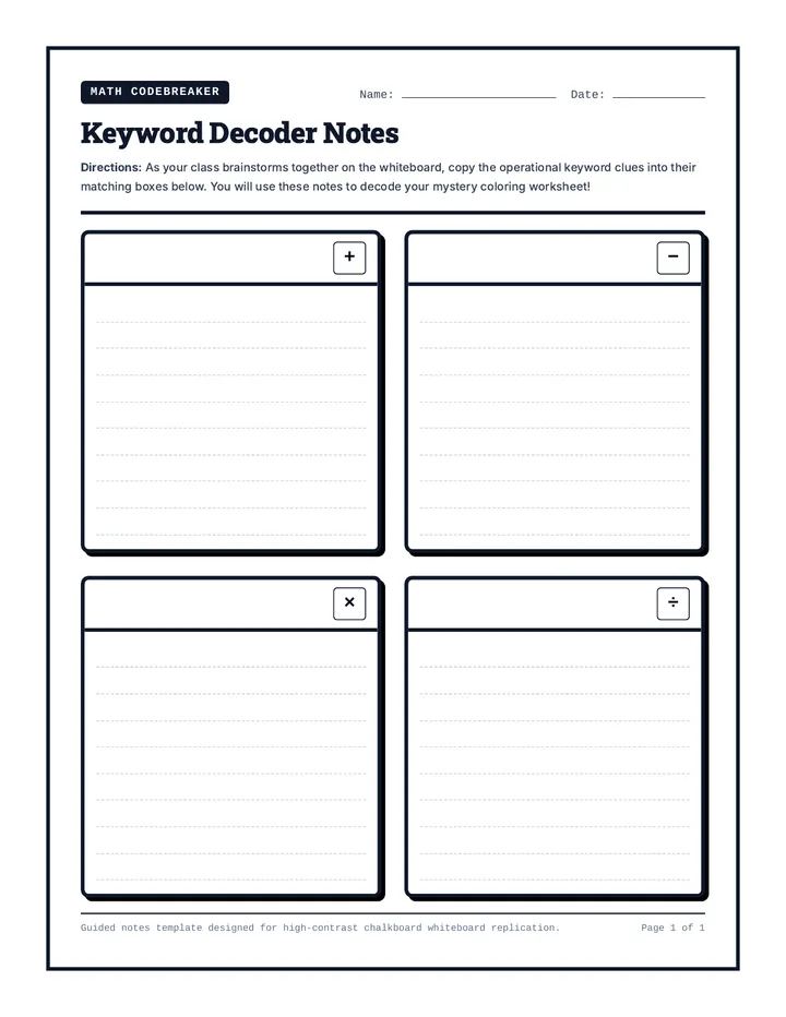 Decoder Guided Notes