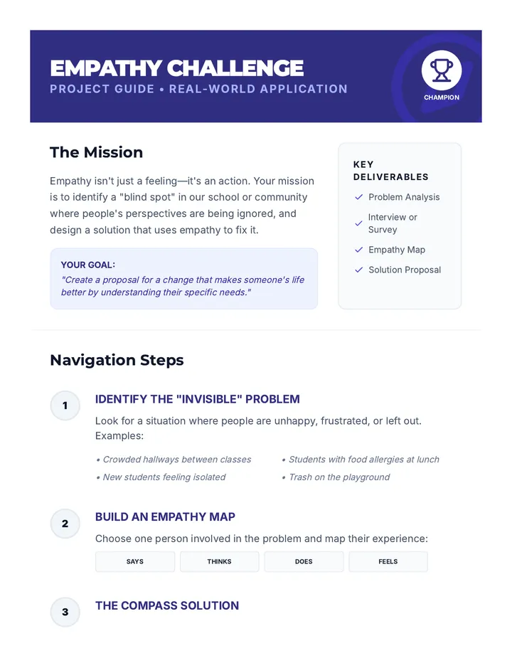 Empathy Challenge Project Guide