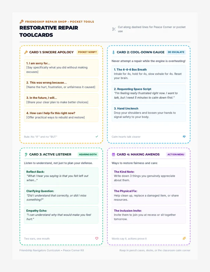Repair Toolkit Cards