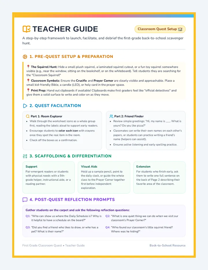 Classroom Quest Teacher Guide