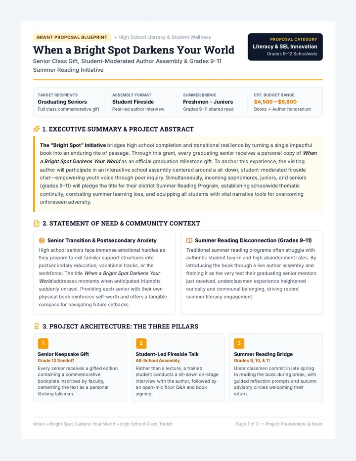 Bright Spot Grant Document