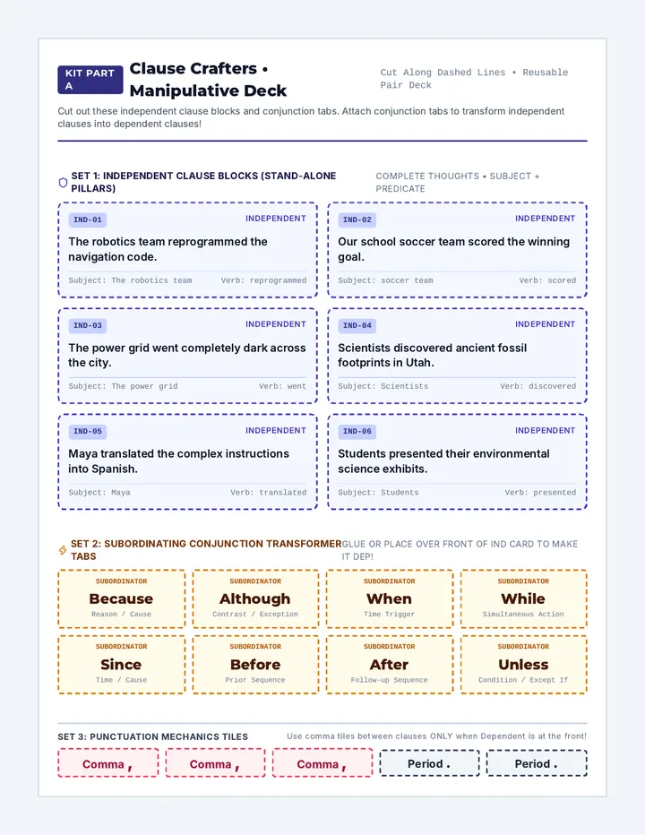 Clause Crafters Flashcards