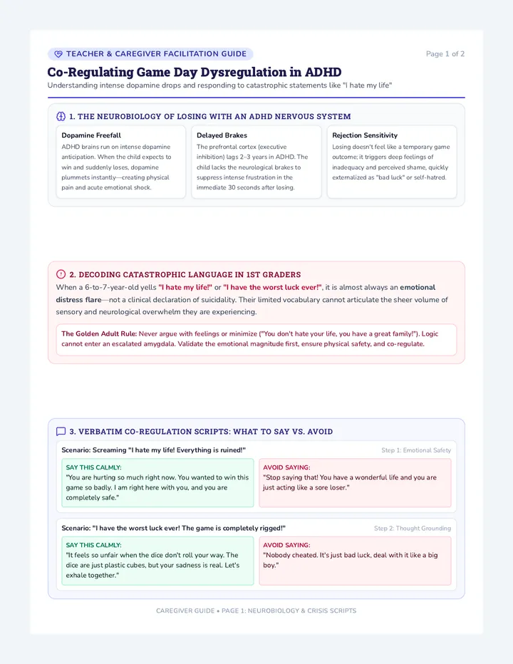 Big Feelings Caregiver Guide