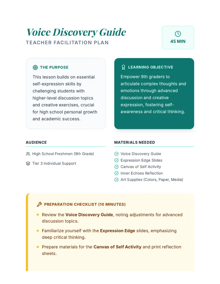Voice Discovery Guide
