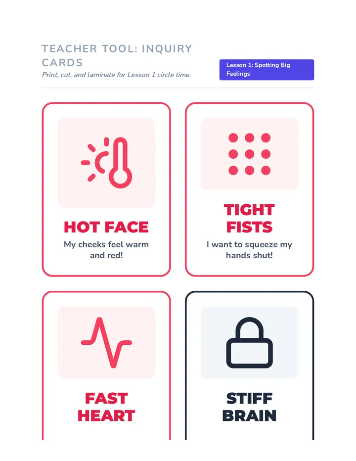 Frustration Clue Cards