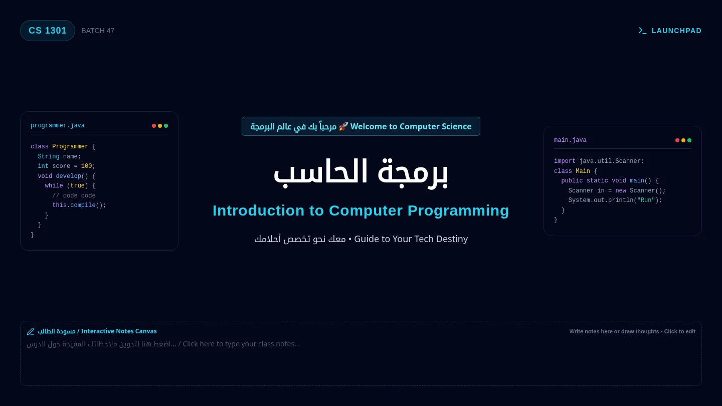 Java Programming Launchpad Slides
