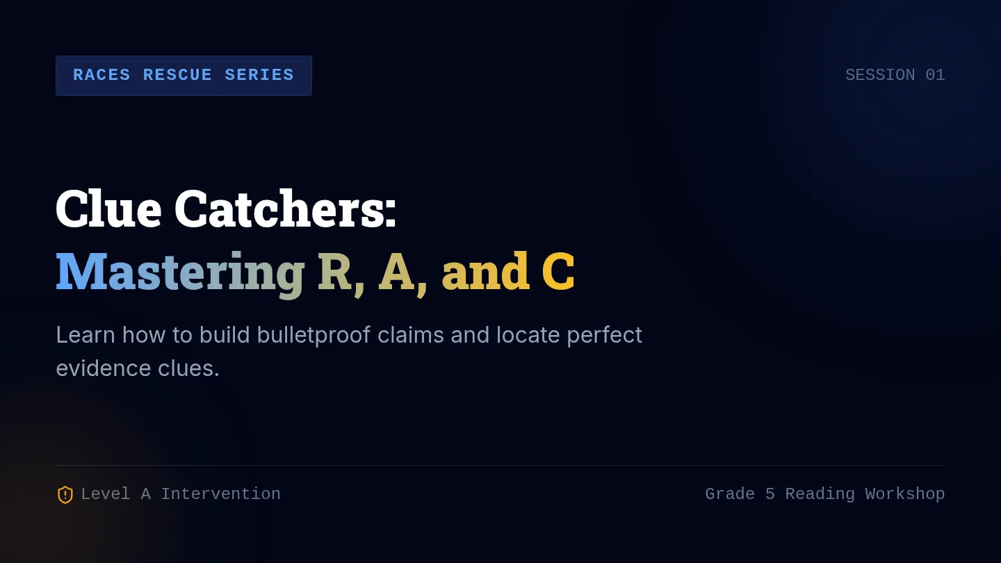 Clue Catchers Slides