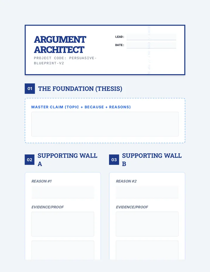 Argument Architect Planner