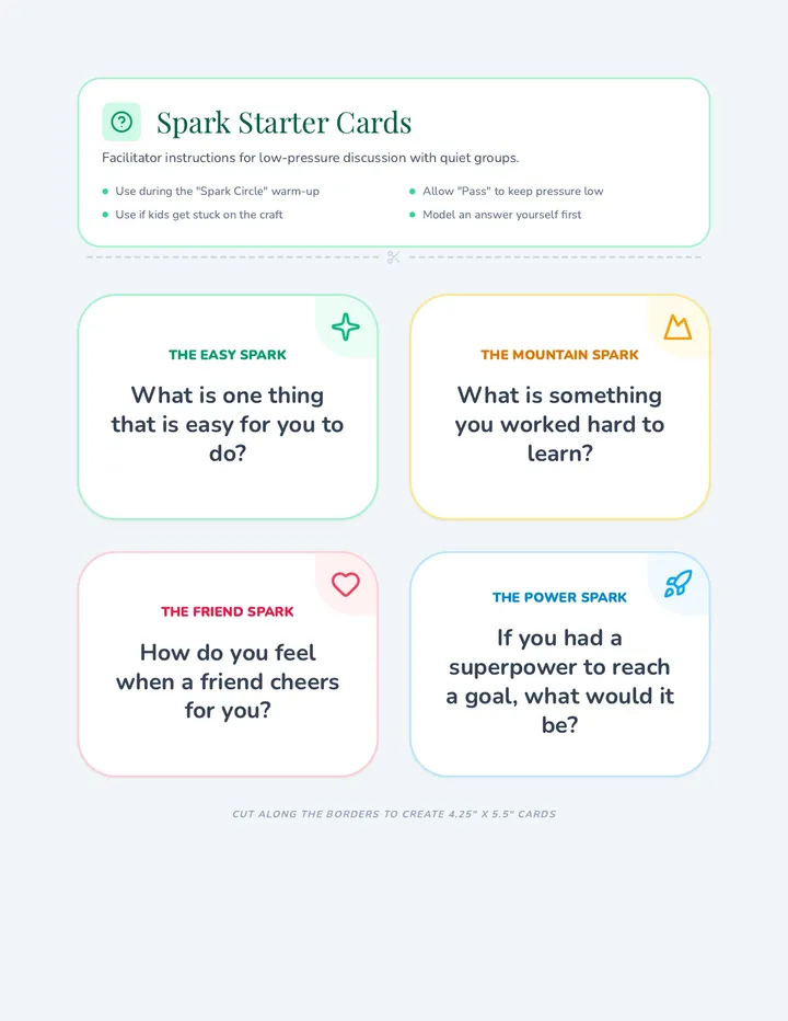 Spark Starter Cards