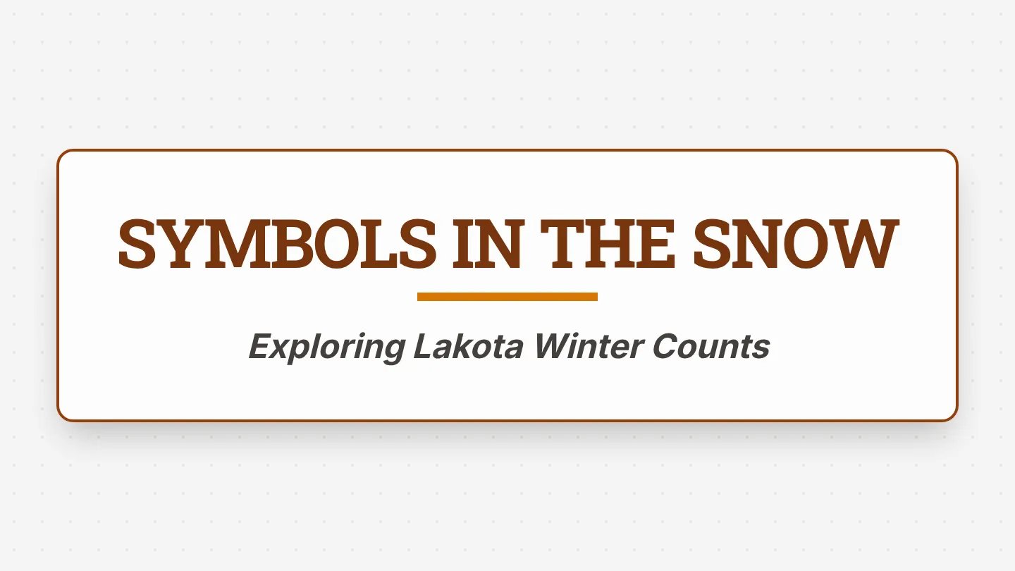 Symbols in the Snow Slides