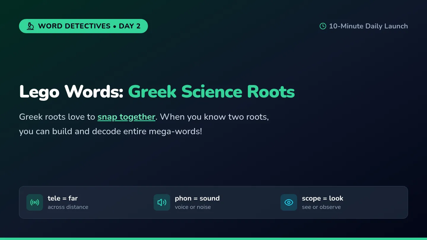 Greek Roots Slides