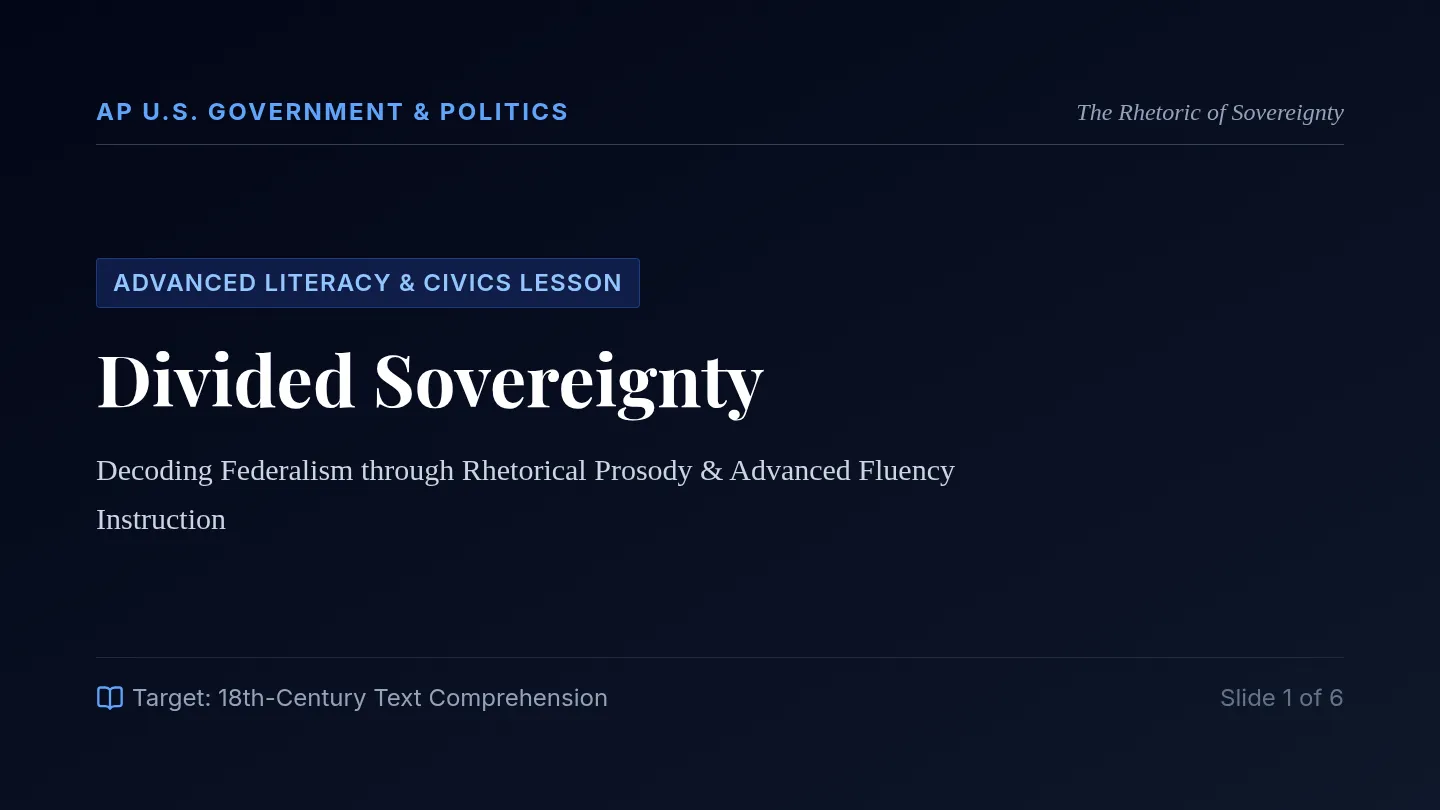 Divided Sovereignty Slides