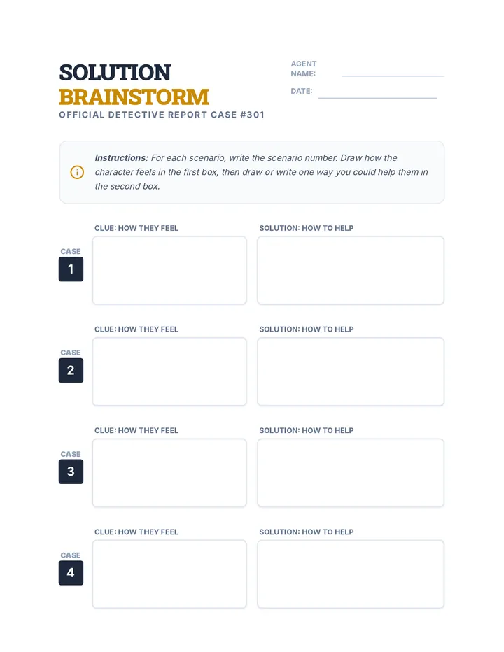 Solution Brainstorm Worksheet