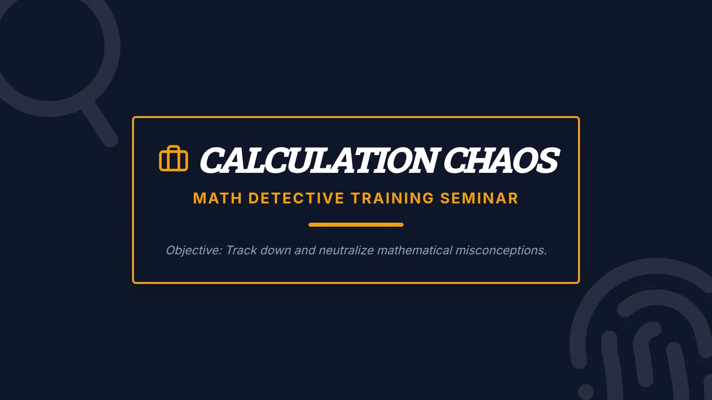 Calculation Chaos Slides