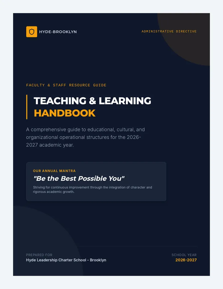 Teaching and Learning Handbook