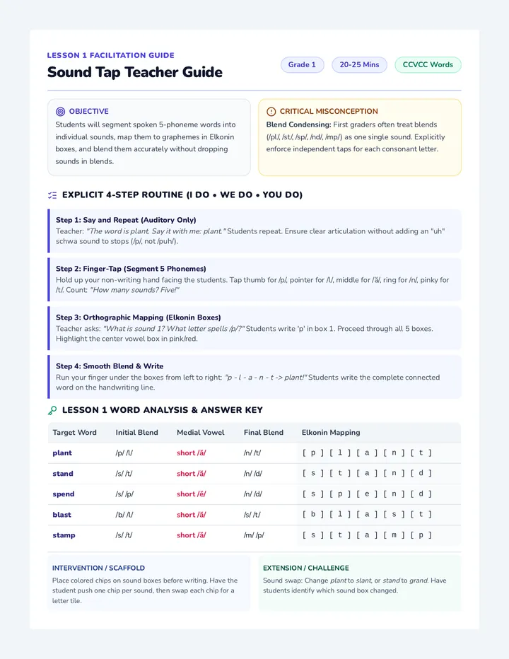 Sound Tap Teacher Guide