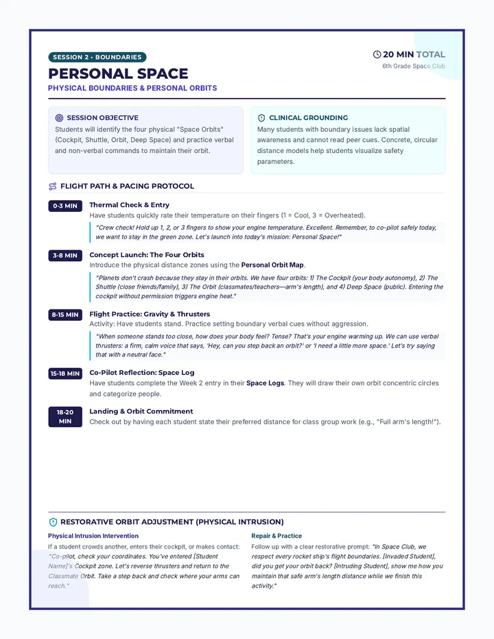 Personal Space Facilitator Guide