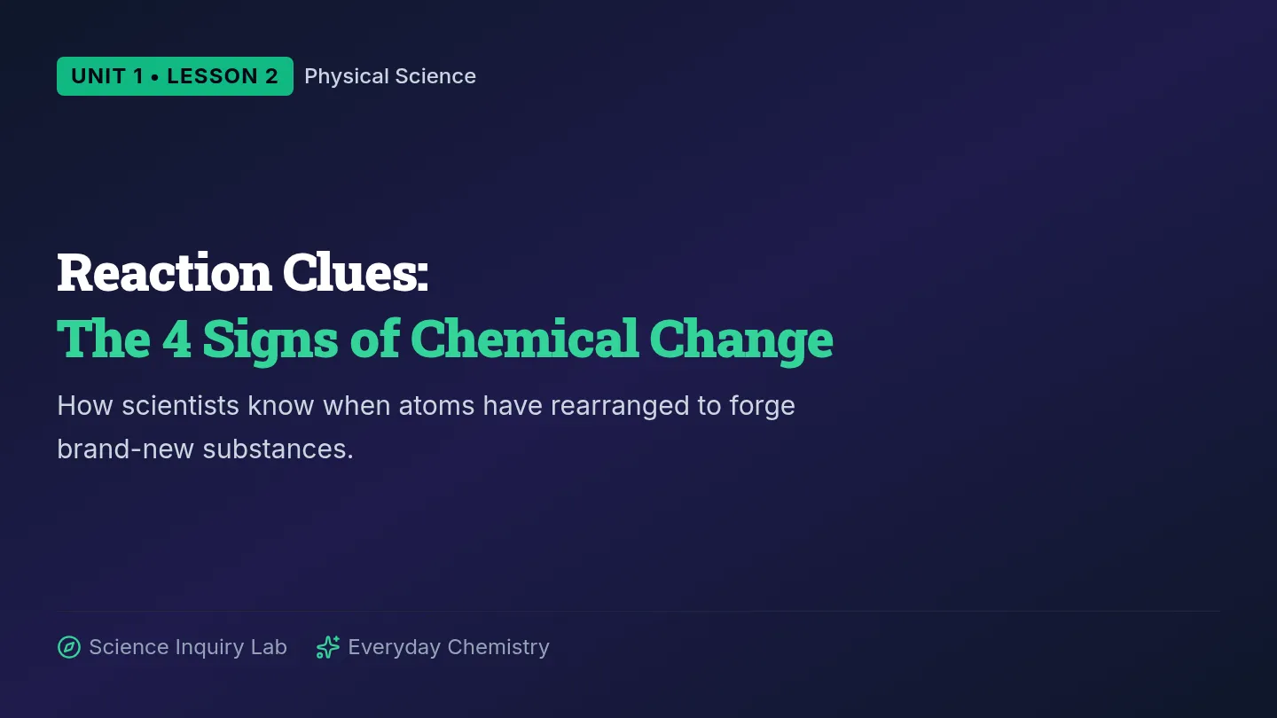 Reaction Clues Presentation Slides