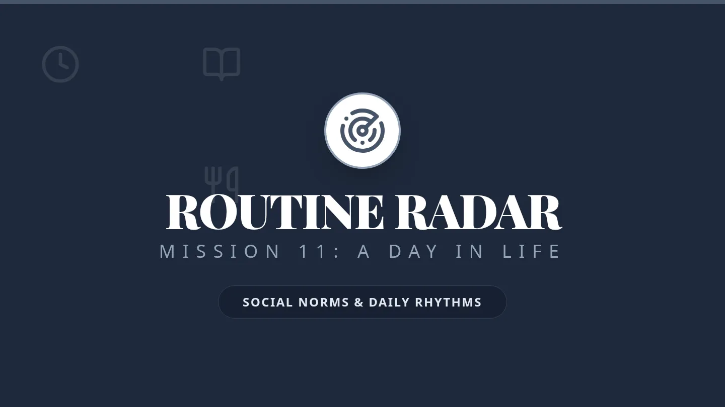 Routine Radar Lesson Slides