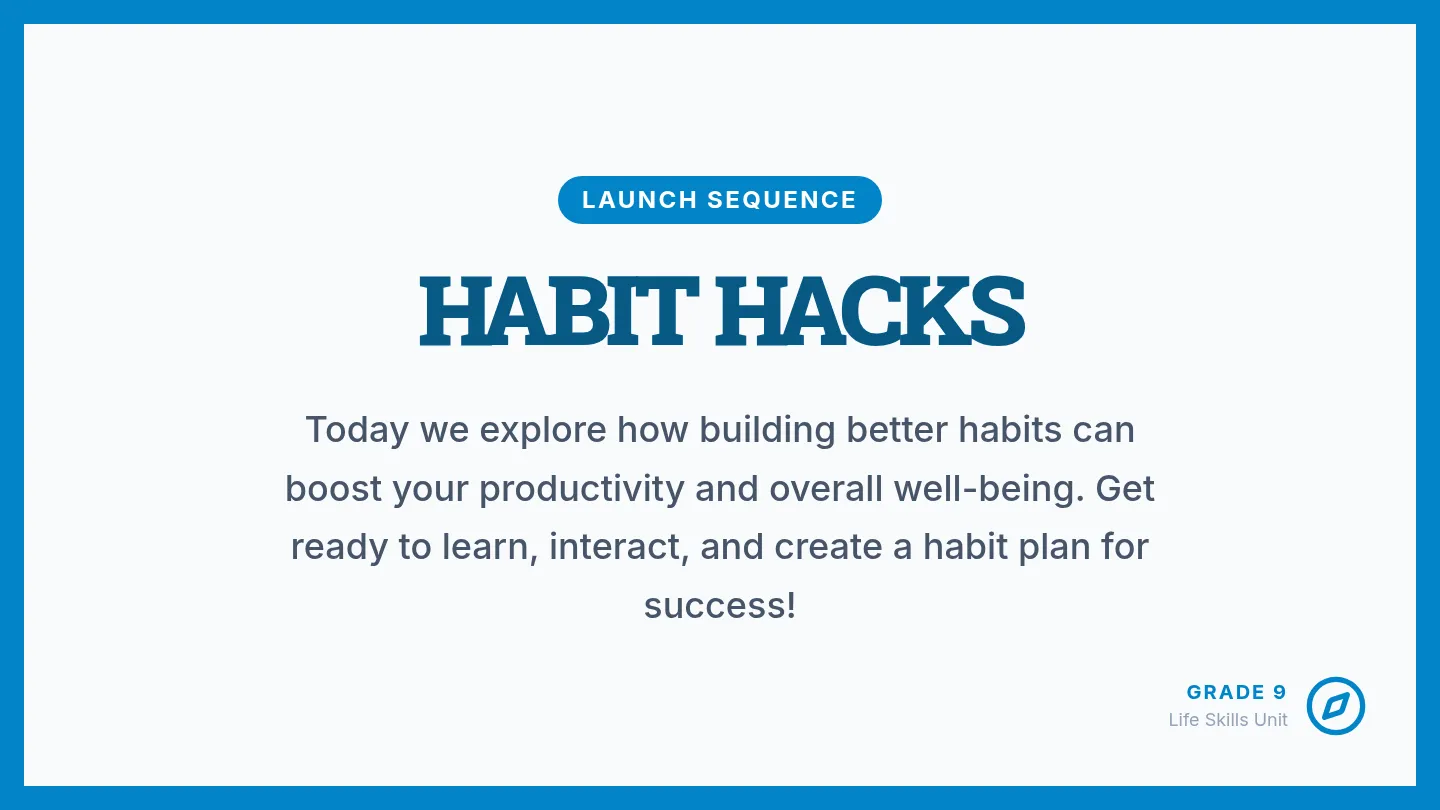 Habit Hacks Slides