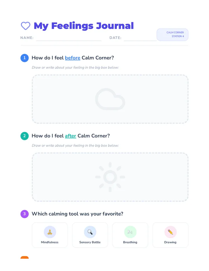 Feelings Check-In Journal