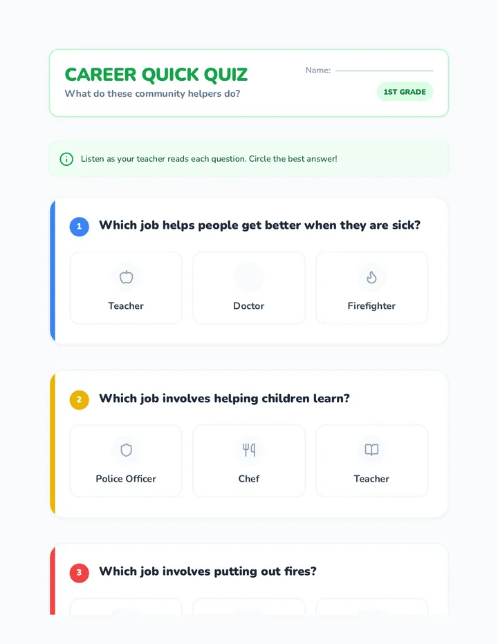 Career Quick Quiz