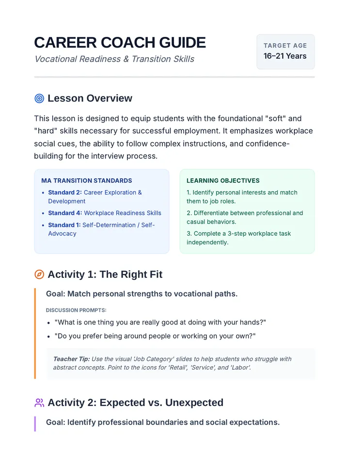 Career Coach Guide