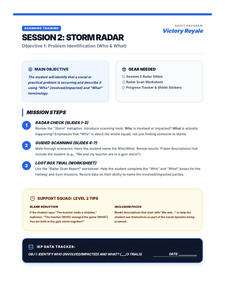 Session 2 Counselor Guide