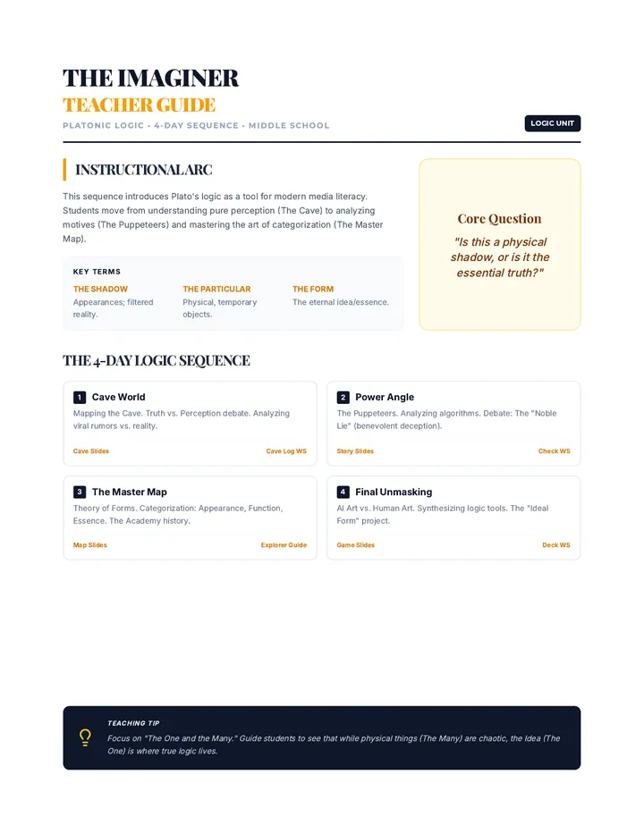 The Imaginer Teacher Guide
