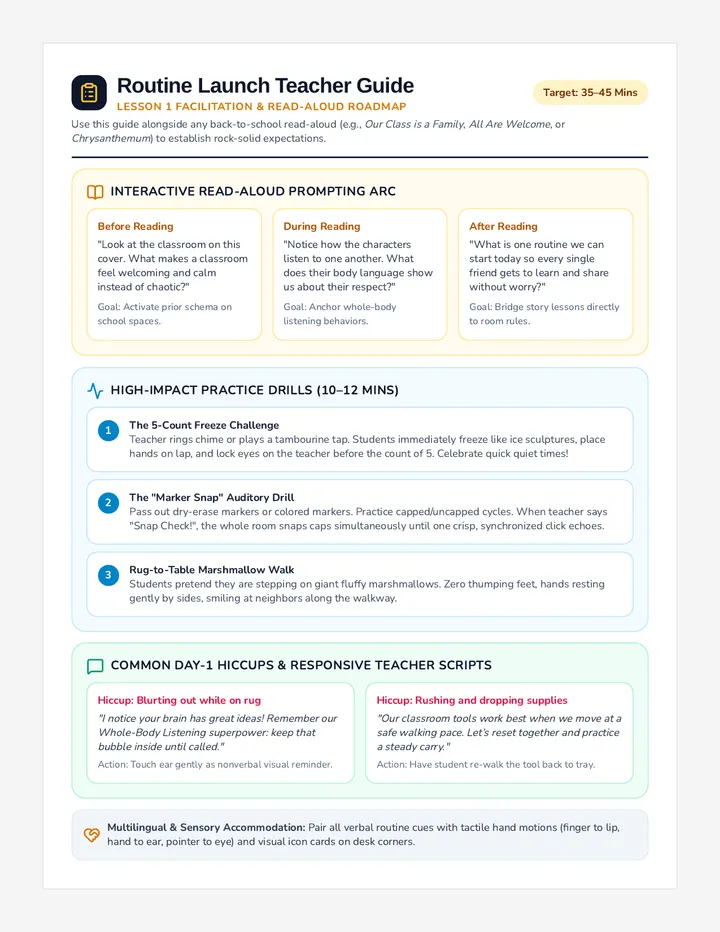 Routine Launch Teacher Guide