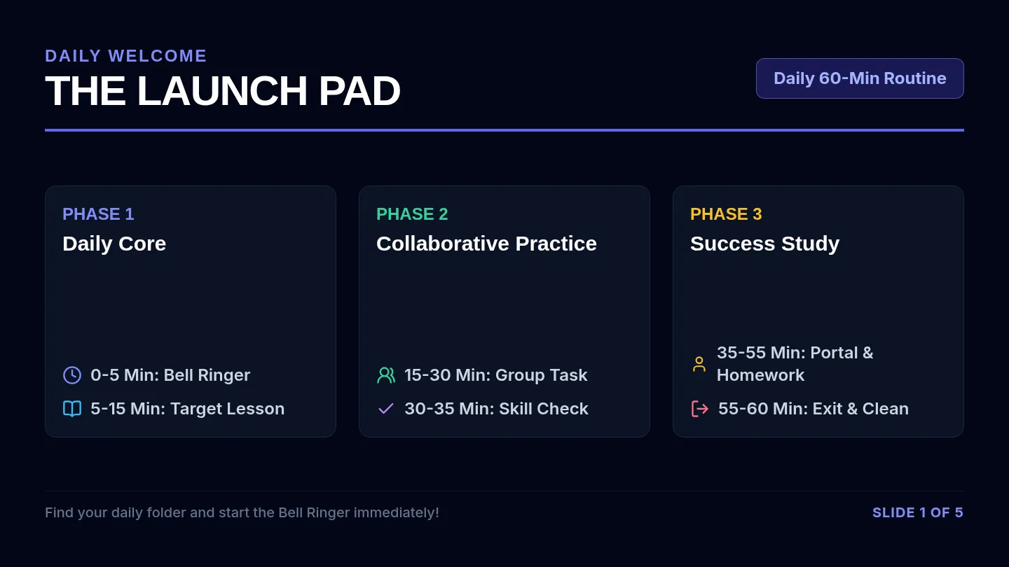 Launch Pad Routine Slides